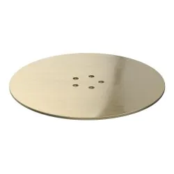 Envy Low Profile Tray Waste Cover - Brushed Brass