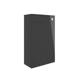 Vasca Forte 500mm Floor Standing WC Unit - Anthracite Gloss