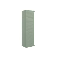 Vasca Costola 350mm Wall Hung 1 Door Tall Unit - Matt Willow Green