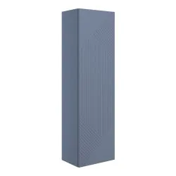Vasca Fila 350mm Wall Hung 1 Door Tall Unit - Matt Smoke Blue