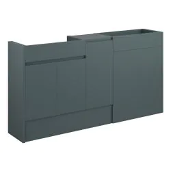 Vasca Salto 1536mm Standard Basin WC & 1 Door Unit Pack - Matt Green Camo (Oak Cab)