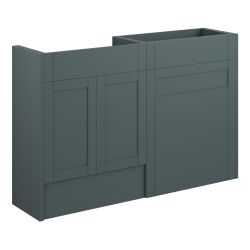 Vasca Bordo 1236mm Standard Basin & WC Unit Pack - Matt Green Camo (Oak Cab) 