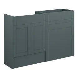 Vasca Bordo 1236mm Standard Basin & WC Unit Pack - Matt Green Camo (Oak Cab)