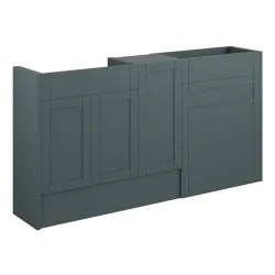 Vasca Bordo 1536mm Standard Basin WC & 1 Door Unit Pack - Matt Green Camo (Oak Cab)