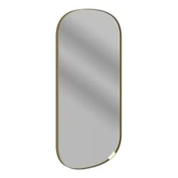 Vasca Casa 800x400mm Oblong Mirror - Brushed Bronze 
