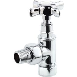 Vasca Crosshead Radiator Valves - Angled