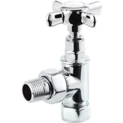 Vasca Crosshead Radiator Valves - Angled