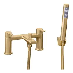 Vasca Nera Bath/Shower Mixer - Brushed Brass