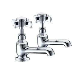 Vasca Allegra Bath Taps - Chrome