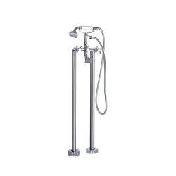 Vasca Allegra Floor Standing Bath/Shower Mixer - Chrome
