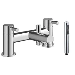 Vasca Aldis Bath/Shower Mixer & Bracket - Chrome