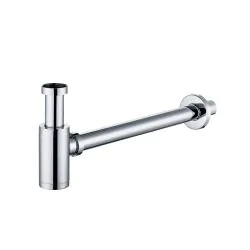 Vasca Modern Round Bottle Trap - Chrome