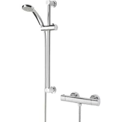 Bristan Frenzy Thermostatic Cool Touch Bar Valve With Riser Kit FZ SHXMMCTFF C