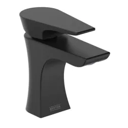 Bristan Hourglass Basin Mixer Black with Waste HOU BAS BLK