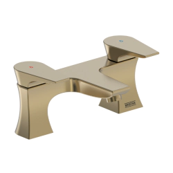 Bristan Hourglass Bath Filler Brushed Brass HOU BF BB