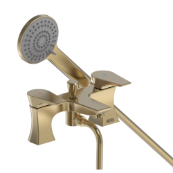 Bristan Hourglass Bath Shower Mixer Brushed Brass HOU BSM BB