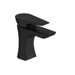 Bristan Hourglass Eco-Start Basin Mixer Black (HOU ES BAS BLK)