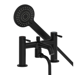 Bristan Molida Bath Shower Mixer Black MOL BSM BLK