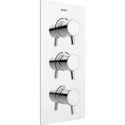 Bristan Prism Thermostatic Recessed Three Handle Control Shower Valve PM2 SHC3DIV C
