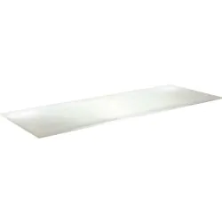 Vasca Forte High Pressure Laminate Worktop (1210x460x10mm) - White Slate 
