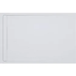Envy 30mm Linear Slate 1700x800mm Rectangular Tray & Waste - White