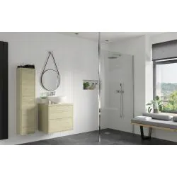 Envy Trend 1400mm Wetroom Panel & Floor-to-Ceiling Pole - Chrome