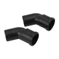 Vaillant Variable Termination Kit 45 Degree Elbow Black 0020219551 - 0