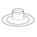 Vaillant Flat Roof Penetration Collar 009056 - 0