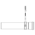Ideal Flue Extension 0.5m Kit (Pack D) 211037 - 0