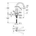 Grohe BauEdge Single Lever Mixer Tap 31233001 - 1