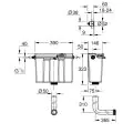 Grohe Dual Flush Furniture Cistern Side Inlet 39054000 - 1