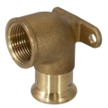 Pegasus PressFit (Water Only) Wallplate Elbow Female 15mm x 1/2" 435528 - 0