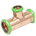 Pegasus PressFit (Water Only) Reducing Tee – Branch 22mm x 22mm x 15mm 437722 - 0