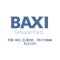 Baxi 5121371 Pdk Incl Elbow - 70/110Mm - 0