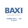 Baxi 5132517 Rubber Pipe L = 100 - 0