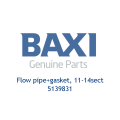 Baxi 5139831 Flow Pipe+Gasket, 11-14Sect - 0