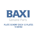Baxi 5140182 Plate Scndry Exch 12 Plates - 0