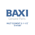 Baxi 5141587 Inlet Element G 1-1/2" - 0