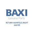 Baxi 644105 Return Manifold,Right - 0