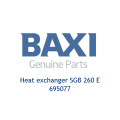 Baxi 695077 Heat Exchanger Sgb 260 E - 0