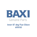 Baxi 695930 Inner 87 Deg Flue Elbow - 0