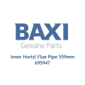 Baxi 695947 Inner Horizl Flue Pipe 559Mm - 0