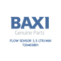 FLOW SENSOR 3,5 LTR/MIN - 0