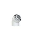 Viessmann 45° Flue Bends 60/100mm (Pair) 7373227 - 0