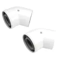 Worcester 100mm Flue 45 Degree Bend (x2) 7716191085 - 0