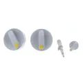 Worcester 87120001040 rotary handles light grey - 0