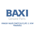 Heatrae Sadia 95605052 Hwash Valve/Switch/Clips 3.1Kw - 0