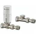 IMI Halo Eclipse Straight TRV & Lockshield Pack White 9690-63.820 - 0