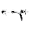 Abode Serenitie Wall Mounted Basin/Bath Mixer Chrome AB1077 - 0