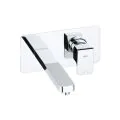 Abode Fervour Wall Mounted Basin Mixer Chrome AB12493 - 0